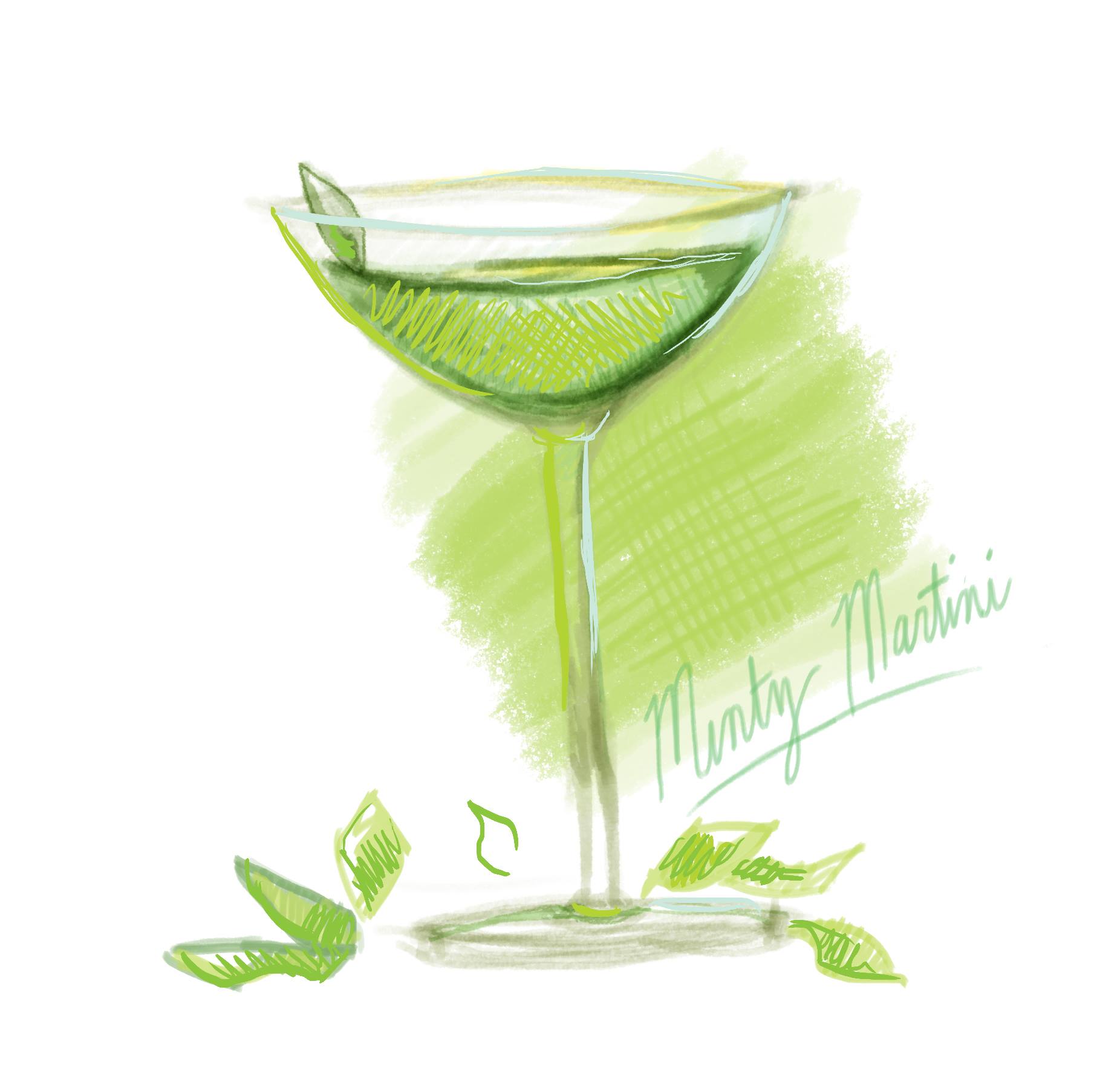 Minty Martini